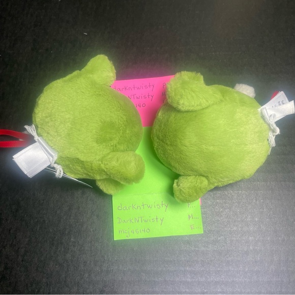 ONE BNWT JELLYCAT RICKY RAIN FROG SANTA PLUSH ORNAMENT - Picture 8 of 9